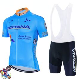 Astana Blue Strój kolarski