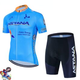 Astana Blue Strój kolarski