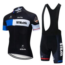 STRAVA Blue Strój kolarski