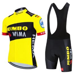 Jumbo Visma Yellow Strój kolarski