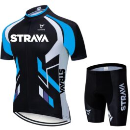 STRAVA Komplet kolarski Fluo Blue