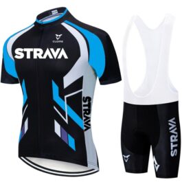 STRAVA Komplet kolarski Fluo Blue