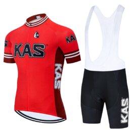 KAS Team Strój kolarski Red