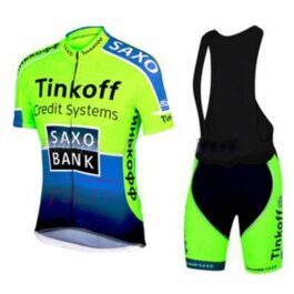 Tinkoff Fluo Green Strój kolarski