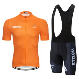 STRAVA Orange Komplet kolarski