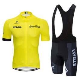 STRAVA Yellow Komplet kolarski