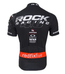 Rock Racing Koszulka kolarska Black Red