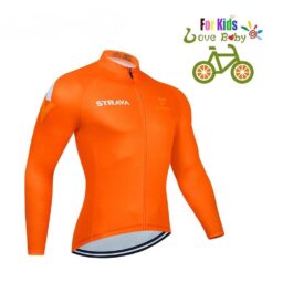 Strava Orange Dziecięca bluza rowerowa