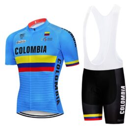 Colombia Sky Blue Komplet kolarski