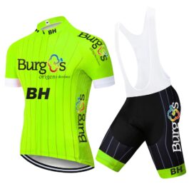 Burgos BH Team Strój kolarski Green