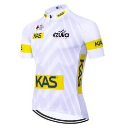 KAS White Yellow Koszulka kolarska